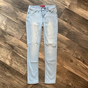 YMI Wanna Betta Butt | Light Blue Skinny Jrs 5